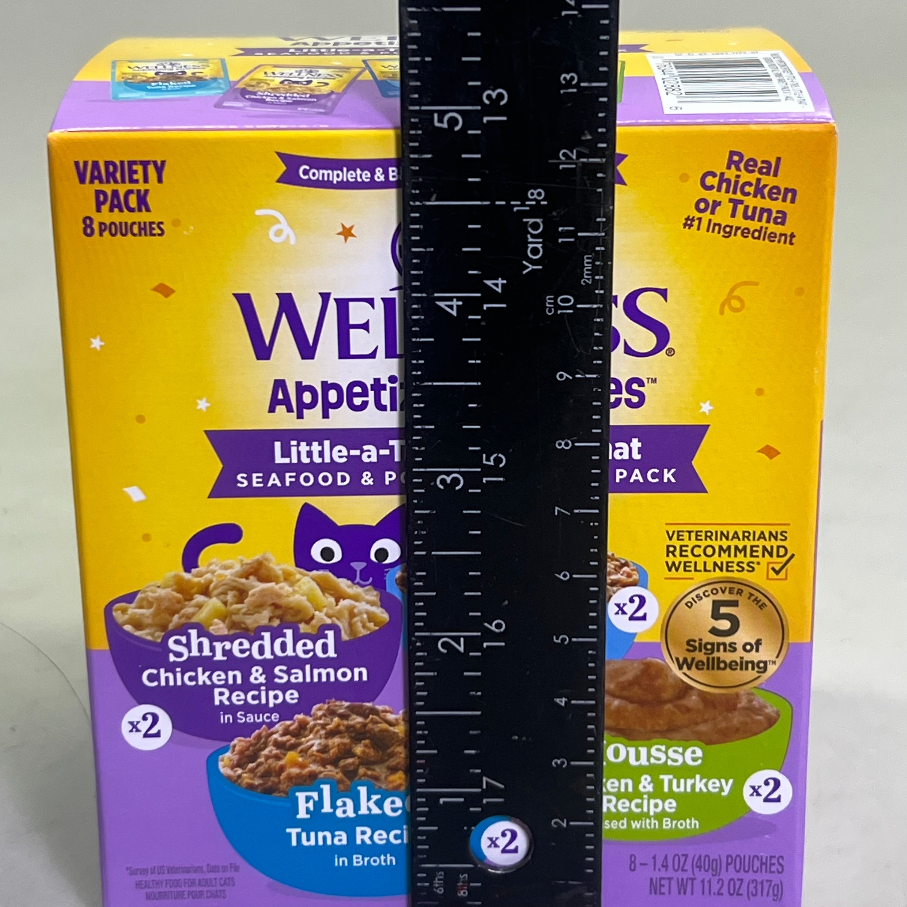 WELLNESS (3 PACK) Appetizing Entrees Seafood & Poultry Wet Cat Food BB 03/27