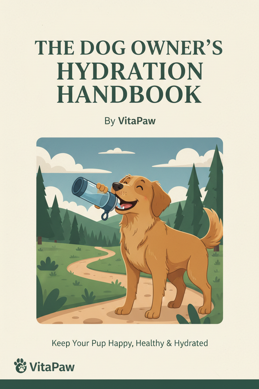 THE DOG OWNER'S HYDRATION HANDBOOK - Keep Your Pup Happy, Healthy & Hydrated By VitaPaw